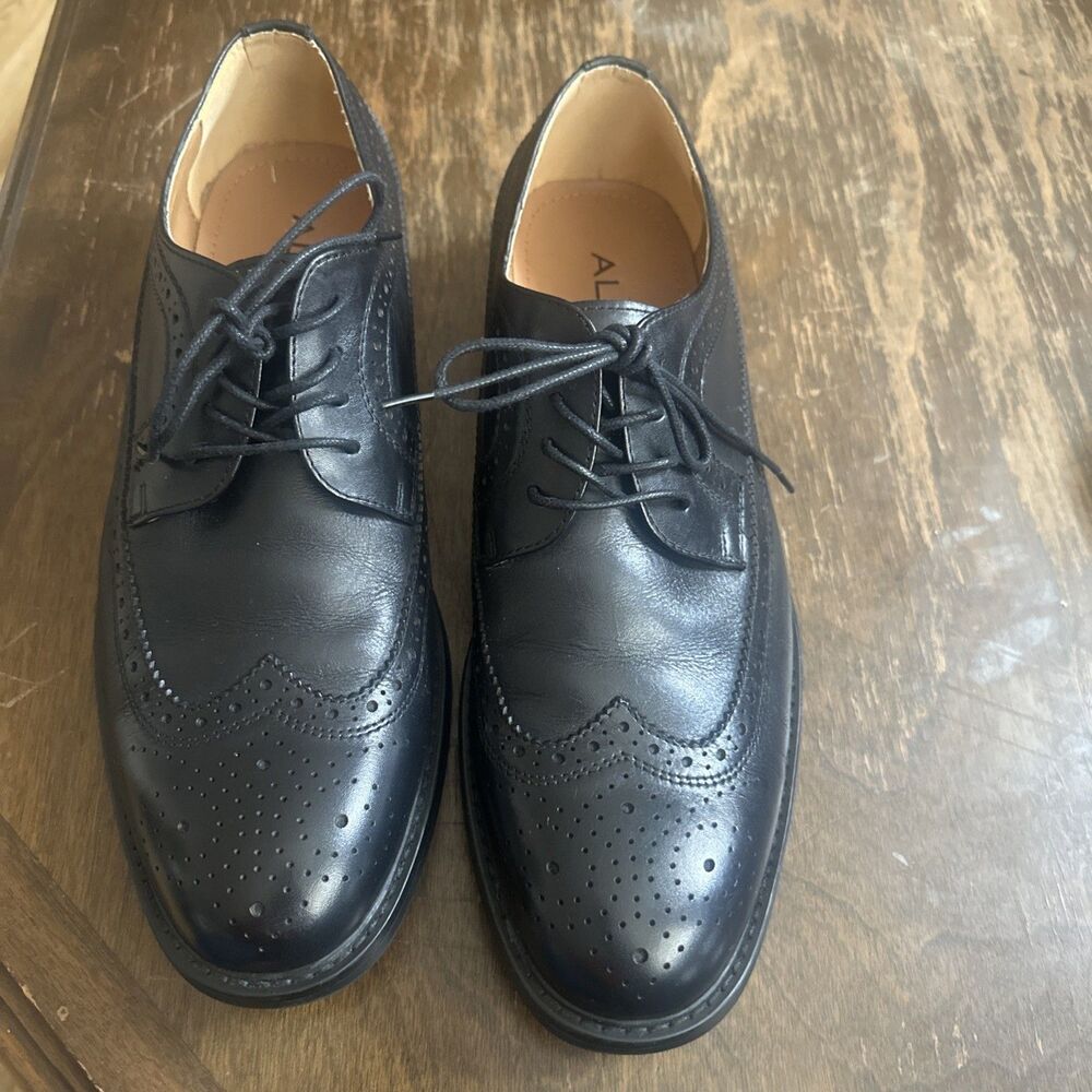 Aldo Shoes Men's Black Dress Size 9 US Size Excellent Condition